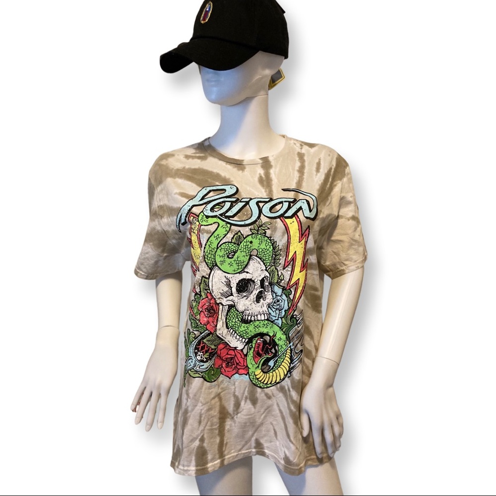 ๐๐ค๐ฝ๐ค POISON COTTON ROCK TEE ๐ค๐ค๐ฝ๐ - Picture 3 of 9